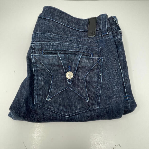 Peoples Liberation Womens Jeans Blue Tanya Boot Cut  Dark Wash Size 30 - Picture 1 of 9